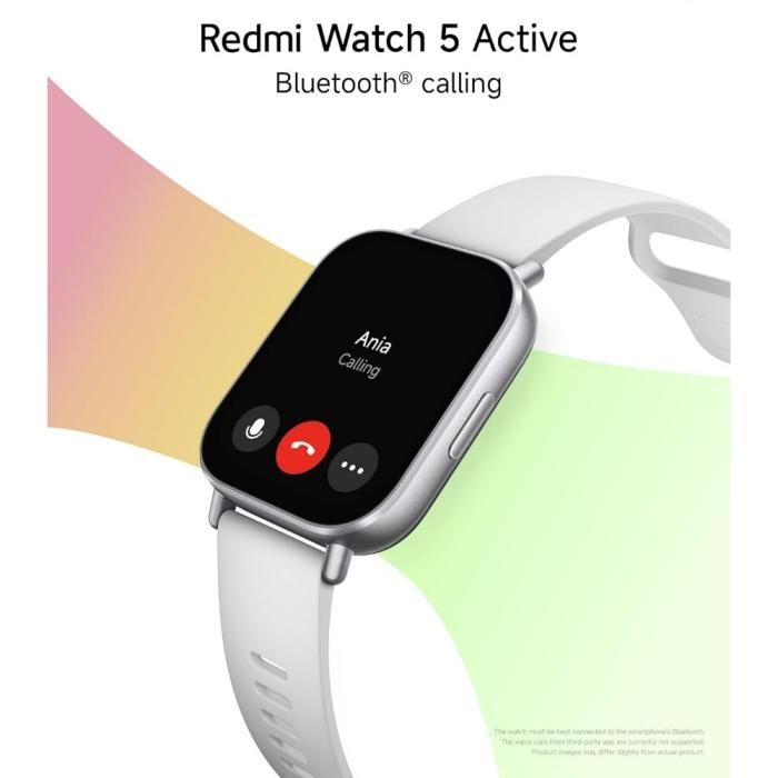 Redmi Watch 5 Active Smartwatch 2″ Bluetooth con Llamadas, Monitor de Ritmo Cardíaco y SpO2